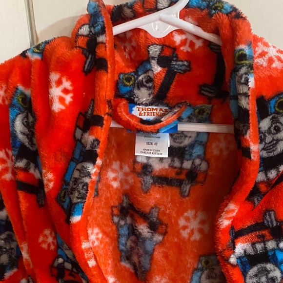 Thomas & Friends Vibrant Red Fleece Robe - Picture 2 of 4